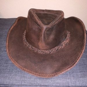 Leather Cowboy Hat